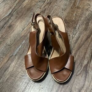 Chunk heel, espadrille sandals